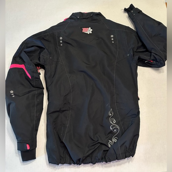 Motorfist Black and Pink Snowboard Snowmobile Ladies Outerwear Winter Jacket - Picture 2 of 12